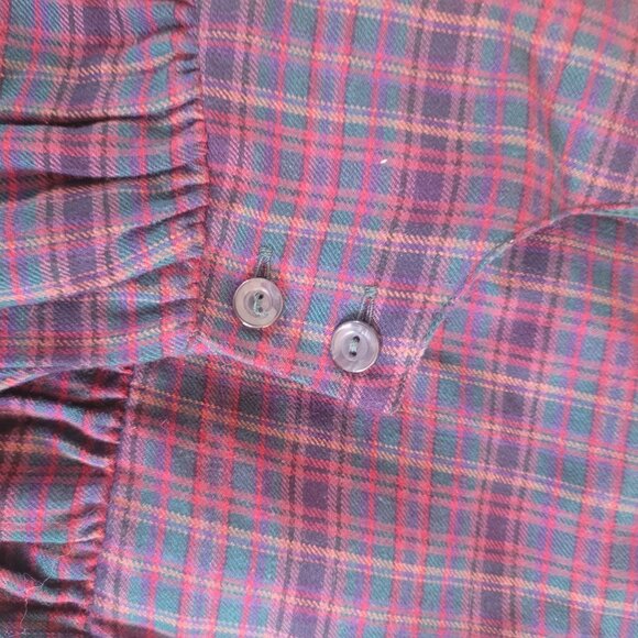 Vintage Laura Ashley Mother and Child Plaid Wool mix jumper dress EUC - Picture 5 of 5